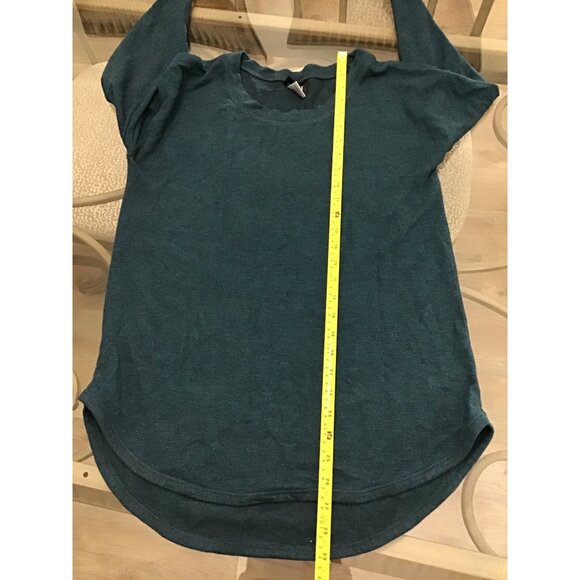 FELINA WOMENS GREEN LONG SLEEVE CREW NECK SOFT PAJAMA TOP SIZE MEDIUM - Picture 6 of 6